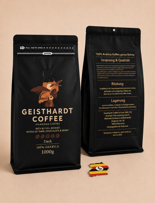 ☕ <b>Dark</b> geröstet- 100% Arabica-Kaffee