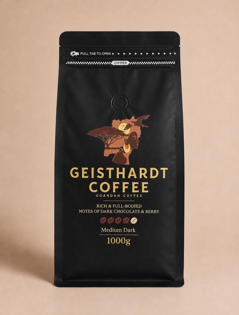 ☕ <b>Medium-Dark</b> geröstet- 100% Arabica-Kaffee
