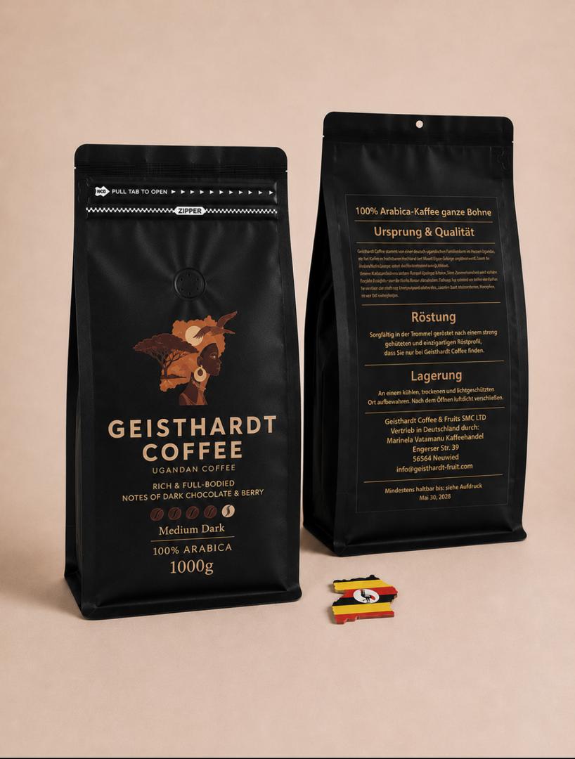 ☕ <b>Medium-Dark</b> geröstet- 100% Arabica-Kaffee