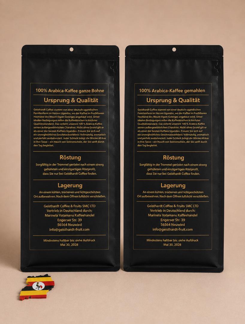 ☕ <b>Medium</b> geröstet - 100% Arabica-Kaffee